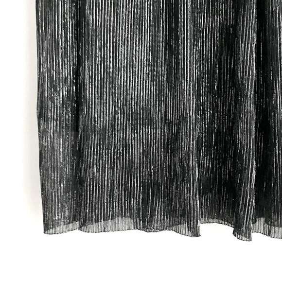 Isabel Marant Étoile Beatrice Gunmetal Metallic Skirt Size 38 - Picture 8 of 16